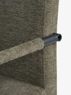 AABENRAA L120 bord eg + 4 ESPE stole olivengrøn/sort