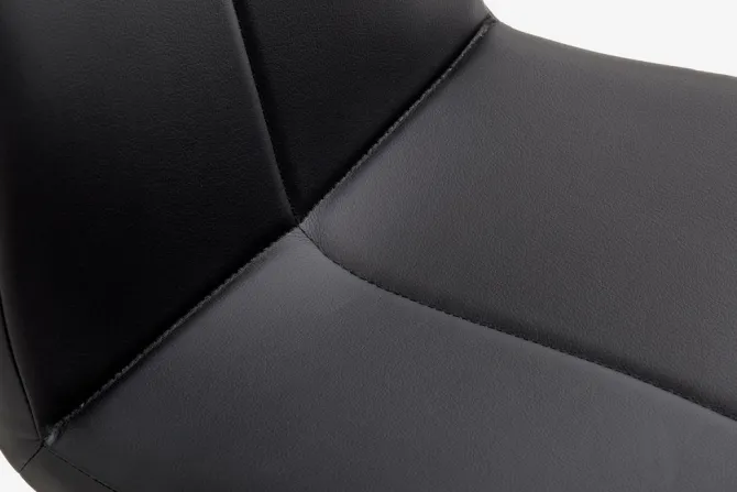 AABENRAA L120 bord eg + 4 HAVNDAL stole sort