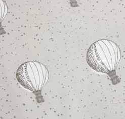 Baby puslepude JERSIE hvid/grå