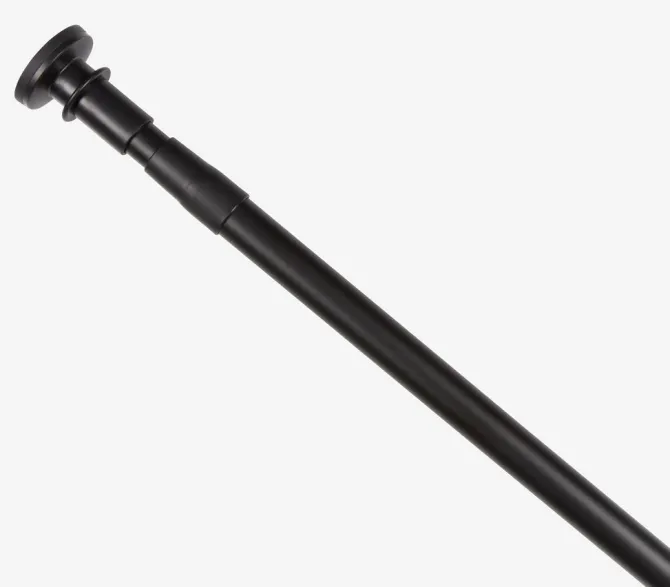 Badeforhængsstang VARA 70-120 sort