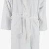 Badekåbe mikrofiber frotté STIGEN S/M hvid KRONBORG