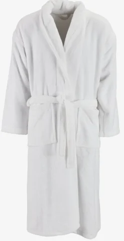 Badekåbe mikrofiber frotté STIGEN S/M hvid KRONBORG