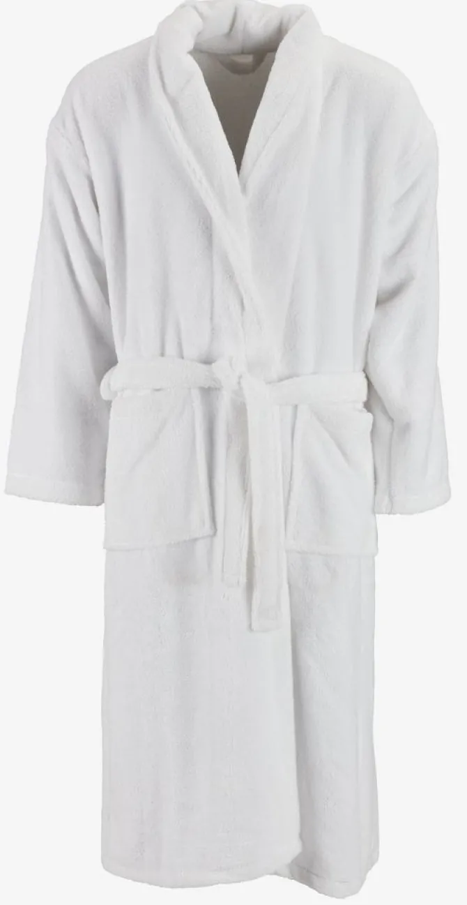 Badekåbe mikrofiber frotté STIGEN S/M hvid KRONBORG