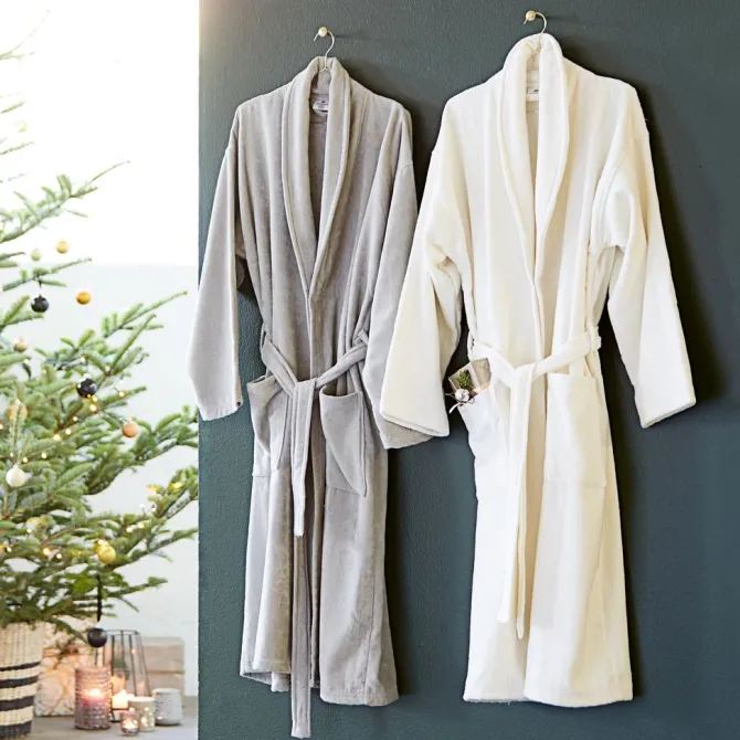 Badekåbe TIBRO S/M natur KRONBORG