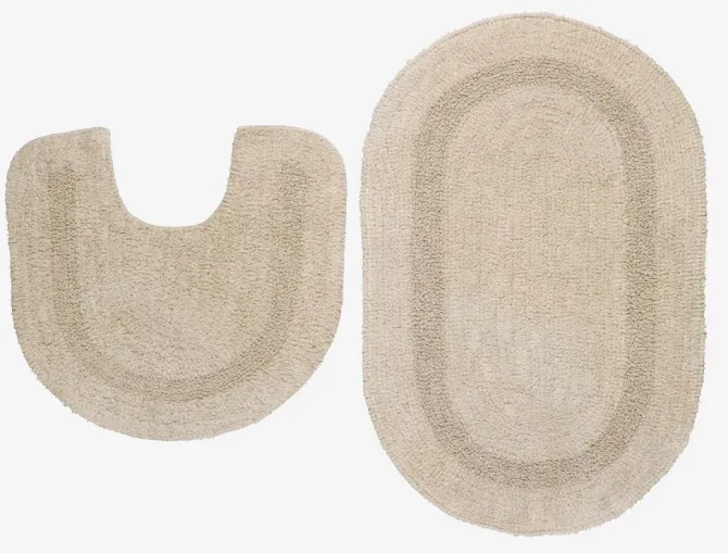 Bademåttesæt LERDALA 2 dele/sæt beige