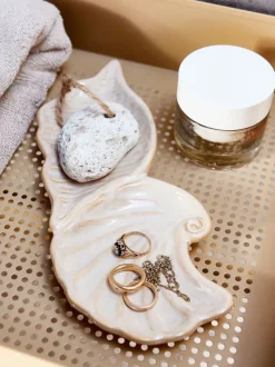 Bakke TORTUNA 10x25cm skalformet beige