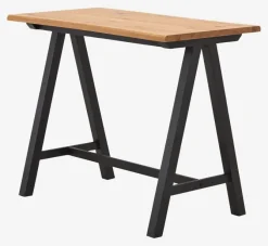 Barbord SANDBY 71x128 eg natur/sort