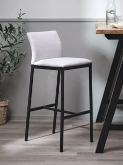 Barstol ARNUM beige/sort