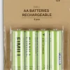 Batterier EIMILL genopladelig AA 4 stk/pk