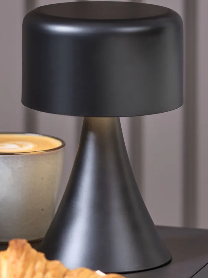 Batterilampe JACOB Ø13xH21cm m/timer