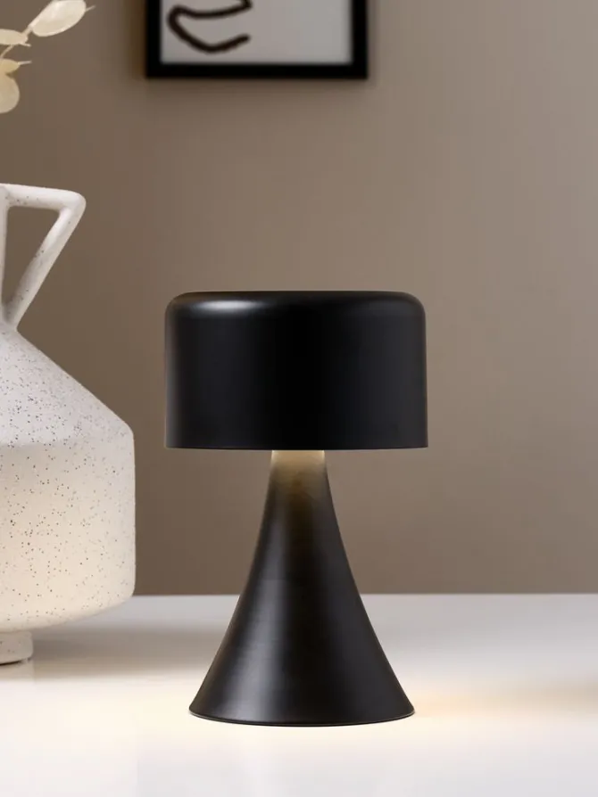 Batterilampe JACOB Ø13xH21cm m/timer