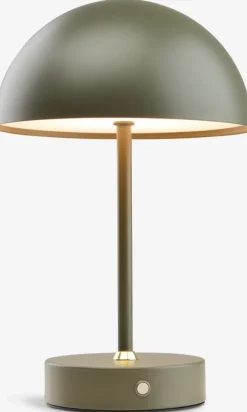 Batterilampe KENT Ø16xH25cm grøn m/touch og timer