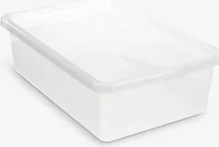 Bedroller BASIC BOX 30L m/låg transparent