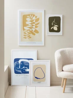 Billedramme OSCAR 40x50cm hvid m/A3 passepartout