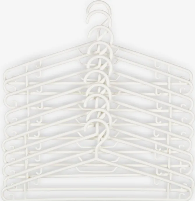 Bøjler SIGBRANDT 10 stk/pk hvid