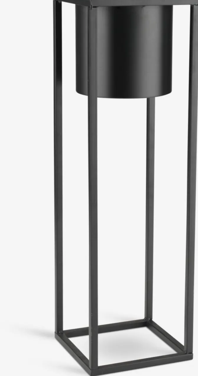 Blomsterpotte DETLEF B15xL15xH50cm sort