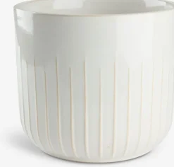 Blomsterpotte KNUDSEN Ø20xH18cm hvid