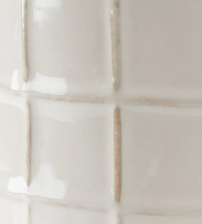 Blomsterpotte MATSSON Ø14xH13cm råhvid