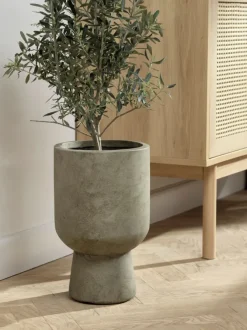 Blomsterpotte SOLVI Ø25xH40cm grøn