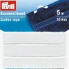 Bændler bomuld 5m 10 mm hvid