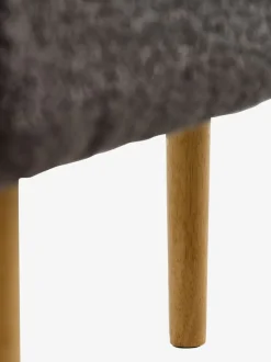 Bænk HAGEBRO mørkegråt stof/natur