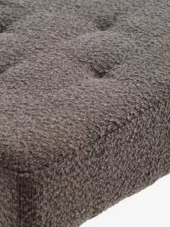 Bænk HAGEBRO mørkegråt stof/natur