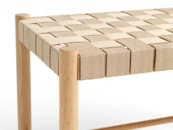 Bænk VADEHAVET med hylde eg/natur