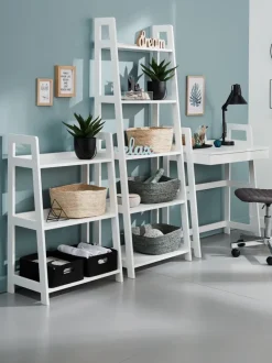 Bogreol HERNING 5 hylder hvid