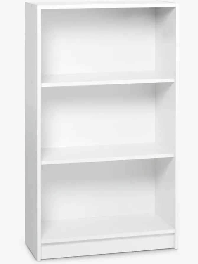 Bogreol HORSENS 3 hylder bred hvid