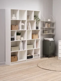 Bogreol MOSBJERG 10 hylder hvid