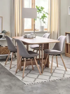 Bogreol MOSBJERG 6 hylder egefarve