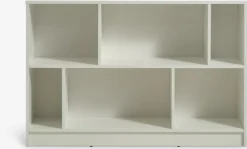 Bogreol MOSBJERG 6 hylder hvid