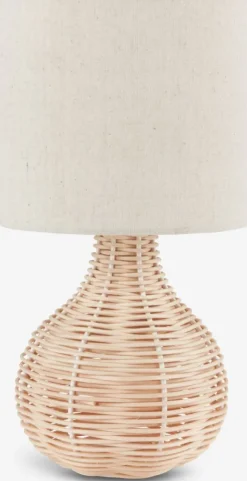 Bordlampe HELMER Ø17xH32cm natur