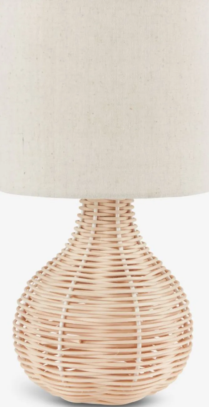 Bordlampe HELMER Ø17xH32cm natur