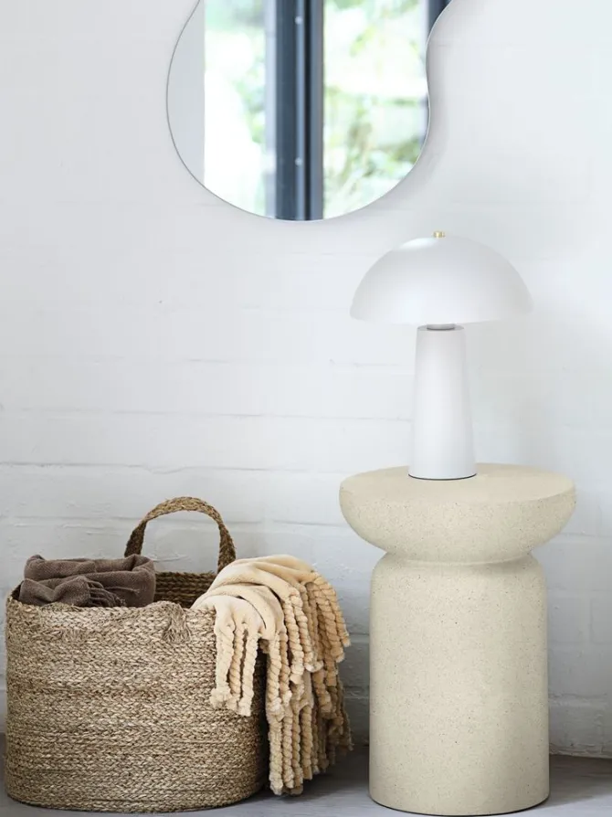 Bordlampe MARKUS Ø25xH35cm grå