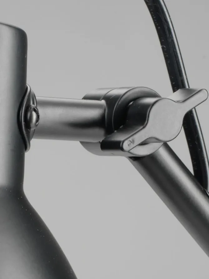 Bordlampe PATRIK Ø14xH45cm sort