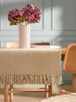 Bordløber ULLVIER 38x150 natur/beige