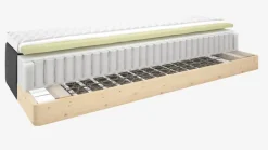 Boxmadras 90x200 GOLD B20 memory Grå-40