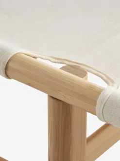 Daybed FRYDENDAL 196x72 beige stof/bambus