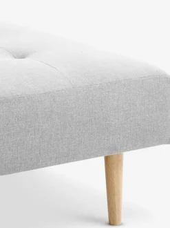 Daybed NOREFJELL 200x80 lysegråt stof/egefarve