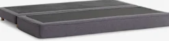 Daybed VARBJERG 190x152 mørkegråt stof/egefarve