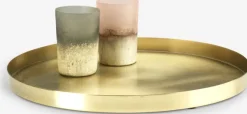 Dekorationsbakke FRITS Ø30xH2cm messing