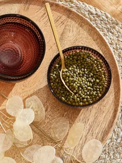 Dekorationsbakke GERNER Ø30cm træ