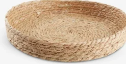 Dekorationsbakke JOAR Ø35xH5cm søgræs
