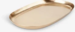 Dekorationsbakke NIELSEN B17xL30cm messing