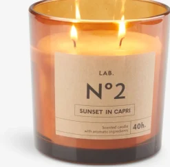 Duftlys BASTIAN Ø10xH10cm brun