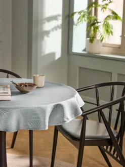 Dug BLOMME Ø120 grå