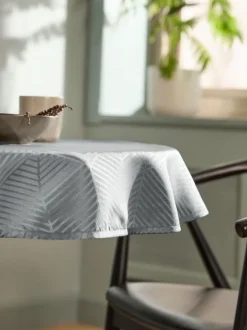 Dug BLOMME Ø120 grå