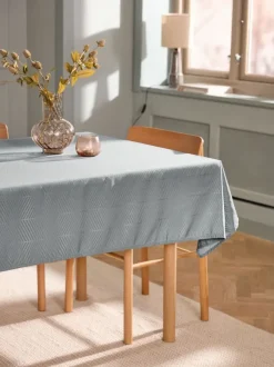 Dug BLOMME 140x240 grå