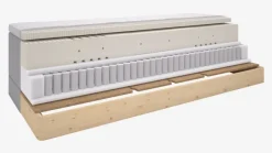 Elevationsseng 180x200 DUNLOPILLO E300 Grå-32